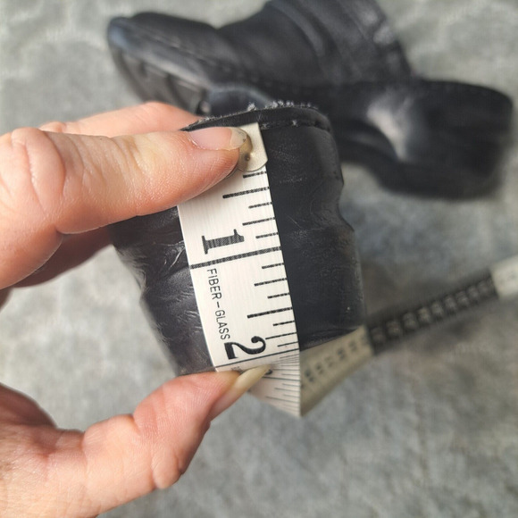 Boc Born Concept ADERYN Black Leather Clog Mules Womens Size 7M Comfort NURSING - Picture 12 of 15